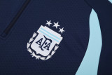 26-27 Argentina Royal blue Half Pull Tracksuit (半拉链)