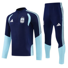 26-27 Argentina Royal blue Half Pull Tracksuit (半拉链)