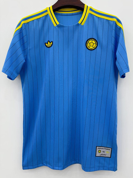 26-27 Colombia Blue Casual Edition Fans Training shirts