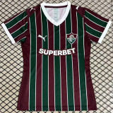 26-27 Fluminense Home Women Soccer Jersey (女)