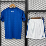 26-27 Cruzeiro Home Kids Soccer Jersey