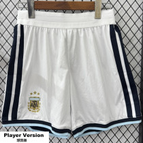 26-27 Argentina White Player Version Shorts Pants(球员短裤)