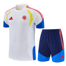 26-27 Colombia White Training Short Suit