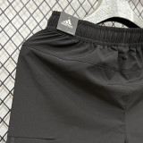 D335 AD Black Casual Short Pants (白标)