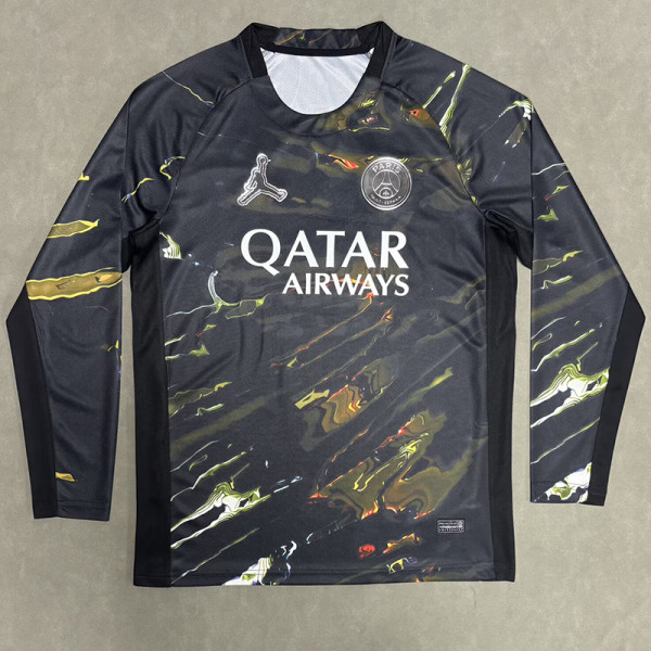 25-26 PSG Jordan Night Edition Long Sleeve Soccer Jersey (长袖)