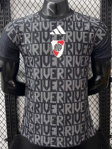 26-27 River Plate Black Player Version Training shirts
