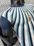 26-27 Argentina Blue White Player Version Training shirts