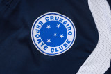 26-27 Cruzeiro Royal blue Half Pull Tracksuit #B26010(半拉链)