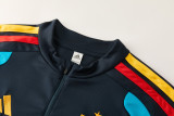 26-27 Spain Royal blue Half Pull Tracksuit #01(半拉链)