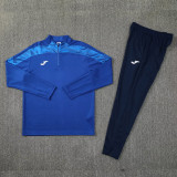 2026 JOM Fancy blue Half Pull Tracksuit #815(半拉链)