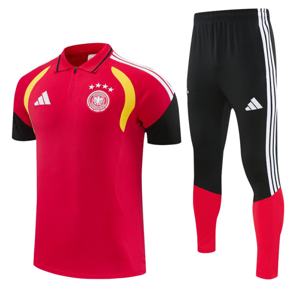 26-27 Germany Red Short shirts and Long trousers Suit