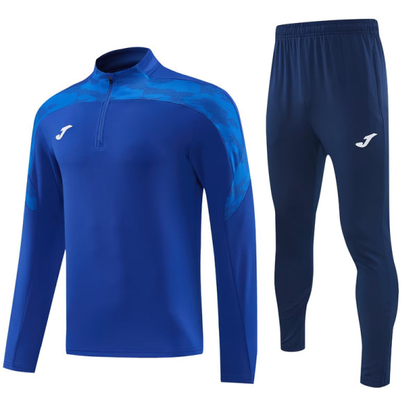 2026 JOM Fancy blue Half Pull Tracksuit #815(半拉链)
