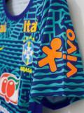 2024 Brazil Blue Retro Training shirts