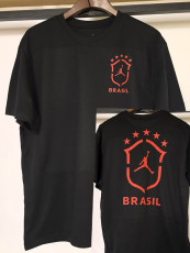 26-27 Brazil Black High Quality Casual T-Shirt