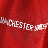 2007-2008 Man Utd Red Retro Windbreaker