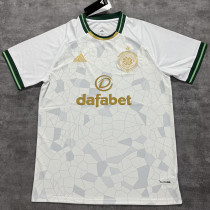 26-27 Celtic White 60th Anniversary Fans Soccer Jersey