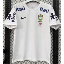 25-26 Brazil White Training shirts (广告版)