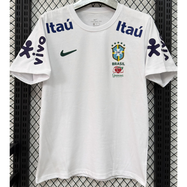 25-26 Brazil White Training shirts (广告版)