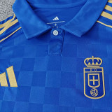 25-26 Real Oviedo Home Fans Soccer Jersey