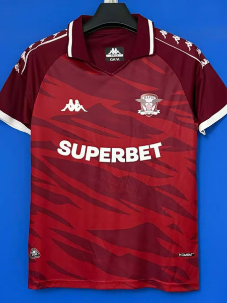 25-26 Rapid Bucuresti Home Fans Soccer Jersey