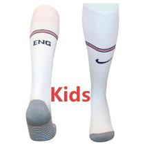26-27 England Home White Kids Socks (儿童)