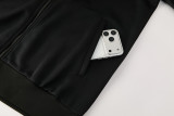 26-27 Man Utd Black blue Jacket Tracksuit #01