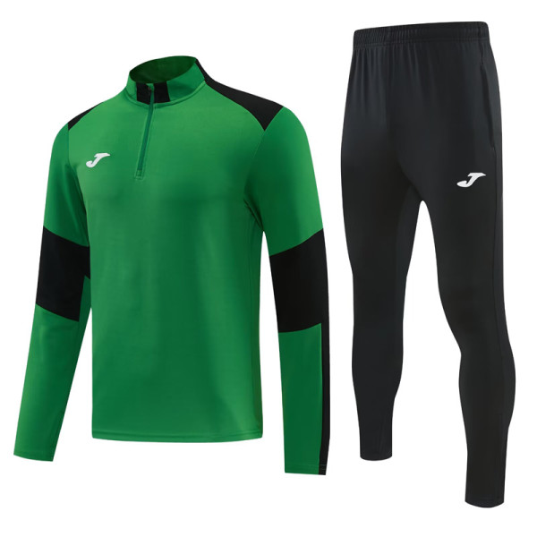 2026 JOM Green Half Pull Tracksuit #816(半拉链)