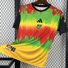 26-27 Jamaica Yellow Red Training shirts