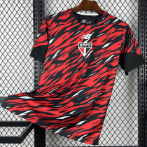 26-27 Sao Paulo Red Black Training shirts