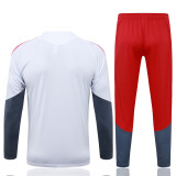 26-27 Internacional White Half Pull Tracksuit #B26022(半拉链)