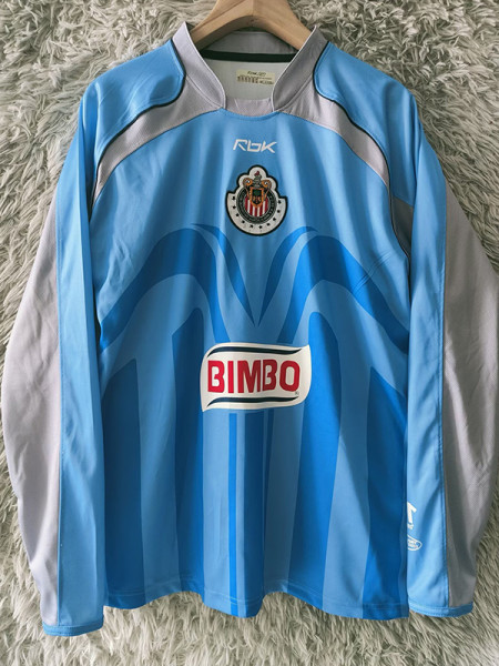 2006-2007 Chivas Guadalajara Blue Goalkeeper Long Sleeve Soccer Jersey (长袖)