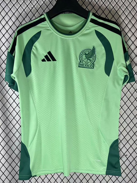 26-27 Mexico Fluorescent Green Fans Training shirts