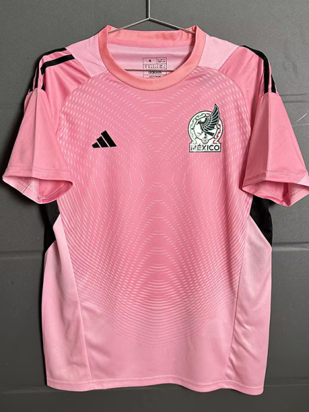 26-27 Mexico Pink Fans Goalkeeper Soccer Jersey