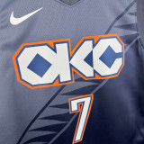 25-26 OKC Thunder HOLMGREN #7 Gray City Edition Top Quality Hot Pressing NBA Jersey
