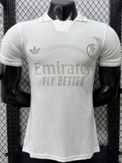 26-27 RMA White 125th Anniversary Player Version Soccer Jersey (有领)