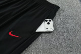 26-27 PSG Black Short shirts and Long trousers Suit (圆领)