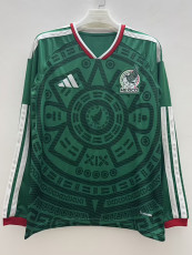 26-27 Mexico Home Long Sleeve Soccer Jersey (长袖)