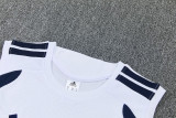 26-27 RMA White Tank top and shorts suit