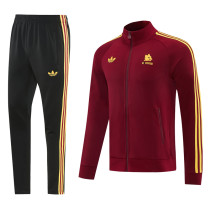 26-27 Roma Brown Red Jacket Tracksuit #01