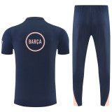 26-27 BAR Royal blue Short shirts and Long trousers Suit (圆领)
