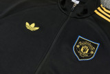26-27 Man Utd Black Jacket Tracksuit