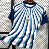 26-27 Argentina Blue White Fans Training shirts