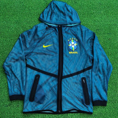 2026 World Cup Brazil Green Walkout Jacket (Hooded) #单上衣