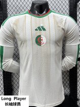 26-27 Algeria Home Long Sleeve Player Version Soccer Jersey (长袖球员)无星