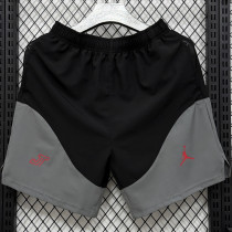 D338 PSG Black gray Casual Short Pants