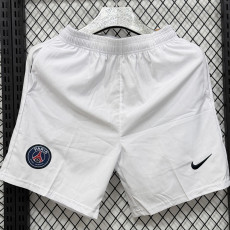 D338 PSG White Casual Short Pants
