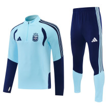 26-27 Argentina Light blue Half Pull Tracksuit (半拉链)
