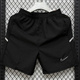 D337 NK Black Casual Short Pants
