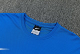 26-27 ATM Fancy blue Short shirts and Long trousers Suit (圆领)