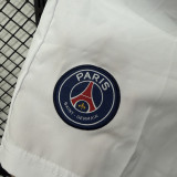 D338 PSG White Casual Short Pants